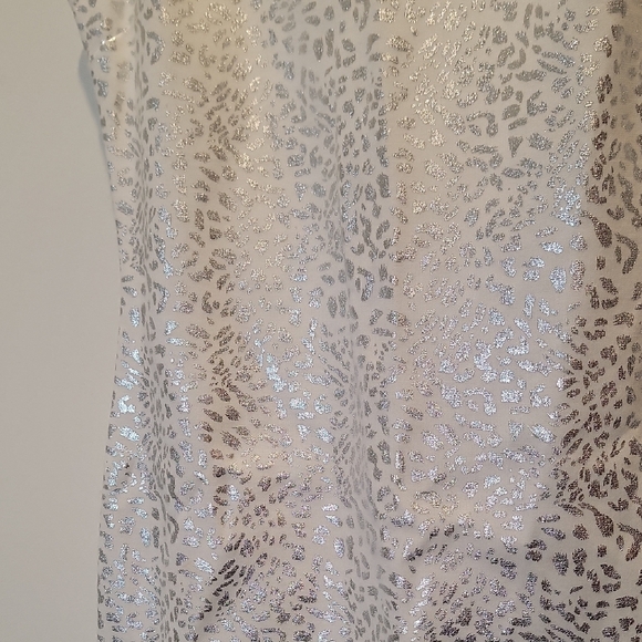 Charlotte Russe Silver Leopard Bodycon Dress - Size Small - Picture 2 of 4